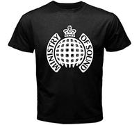 Ministry of Sound Dance House Music Men T-Shirt Black Unisex Tops Casual tee S
