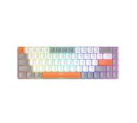 Miniteclado mecánico para Juegos T8 de 68 Teclas RGB, programación Macro, teclados mecánicos para Jugar con Cable 60% para Ordenador de Escritorio y Jugador (Interruptor Rojo edición Abeja)