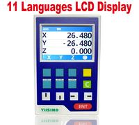 Minitorno LCD DRO YH800-3A juego de 11 idiomas pantalla de lectura Digital envío rápido One Piece YH800-3A