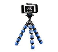 Minitrípode móvil Flexible Cullmann Alpha 350 con Soporte para Smartphone, Azul, Carga máxima 1 kg, Peso 204 g