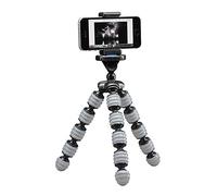 Minitrípode móvil Flexible Cullmann Alpha 380 con Soporte para Smartphone, Gris, Carga máxima 1,5 kg, Peso 267 g