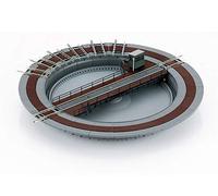 MiniTrix Trix Placa giratoria con 8 Conexiones de vía, Multicolor, Durchmesser 170 mm, Einbauöffnung 145 mm (Gebr. Märklin & CIE. GmbH 66570)