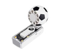 Miniventilador de mano genérico, tamaño plegable, globo de fútbol, ventilador personal al aire libre, para espectadores, excursionistas, playa, viajes, camping, dormitorio, estadio, conciertos