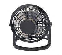 Miniventilador sobremesa tango 2,5w 5v negro 14,5x14,5x10 cm orientabl