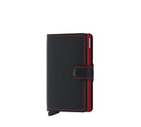 SECRID Geldbörse - Miniwallet Matte black & red negro