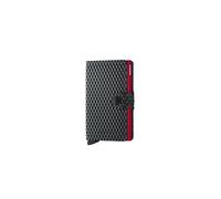 Secrid Miniwallet Estuche para tarjetas de crédito de cuero RFID 6 cm black-red (MCu-Black-Red)