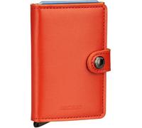 Secrid Miniwallet Original Funda para tarjetas de crédito Cartera de piel RFID 6,5 cm naranja