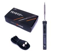 MINIWARE TS101 Soldador B2 Tips Portátil Digit DC5525 USB-C 90W Temperatura Ajustable 50-400℃ Original Digital OLED Programable