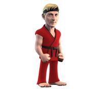 MINIX Bandai Figura de colección 12 cm, Cobra Kai, Johnny Lawrence Rojo, Coleccionables para Exhibición, Idea de Regalo, Juguetes para Niños y Adultos, Fans De TV (MN18932)