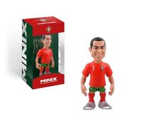 MINIX BANDAI Figura de colección 12cm - Cristiano Ronaldo - Selección Portugal - Coleccionables para Exhibición - Idea de Regalo - Juguetes para Niños Y Adultos - Fans De Fútbol (MN18031)