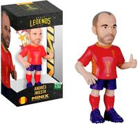 Minix bandai figura iniesta - selección española - coleccionables pa