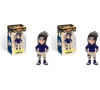 MINIX BANDAI Figura Sasuke Uchiha (12 CM) MN11315: Coleccionable del Ninja prodigio de Naruto Shippuden. Estatua Detallada. Ideal para coleccionistas y Fans del Anime. Producto Oficial. (Paquete de 2)