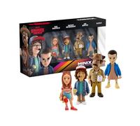 MINIX BANDAI Pack Stranger Things - MN12688 - Pack Coleccionable de Stranger Things, Incluye Figuras detalladas de los Personajes Principales, Coleccionable para fanáticos de la Serie