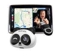 MINIX CA520 Wireless CarPlay Baby Car Camera for iPhone, 1080P HD Rear Seat Baby Monitor with Night Vision, 150° Wide View, Low Latency, Plug & Play for Factory Wired CarPlay Vehicles