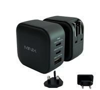 MINIX Cargador Neo P1 con 3 Puertos USB 2 x USB-C 3.0 (máximo 65 W) 1 x USB-A Quick Charge 3.0 (máximo 36 W)