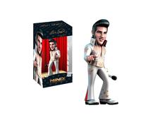 Minix Elvis Disfraz Blanco Estatua Serie Música 12 Cm De Colección