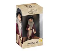 MINIX Figura Leonardo da Vincci, Coleccionables de 12 cm para Exhibición, Idea de Regalo para Niños y Adultos, Fans de la Historia y el Arte, MN16105, Multicolor