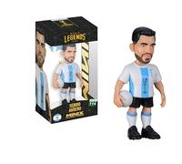 MINIX - Football Legends - Campeonato Mundial de Leyendas #114 - Argentina - Agüero - Figura Coleccionable de 12 cm