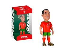 MINIX - Formato Mini de Estrellas de fútbol - Copa del Mundo - Portugal - Ronaldo - Figura Coleccionable de 7 cm