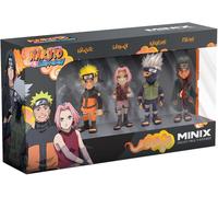MINIX Naruto Shippuden - Pack de 4 Figuras coleccionables de 7 cm (Naruto, Kakashi, Itachi, Sakura)