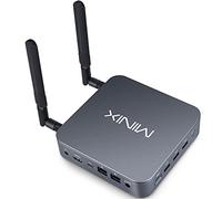 MINIX Neo J51-C8 MAX Mini Computadora, 8GB/512GB M.2 PCIe NVMe SSD Windows 11 Pro, Aluminio/Wi-Fi6/Dual 2.5GB LAN/USB-C/Triple Display/4K/Auto Power On/PXE Boot/RTC/Vesa Mount