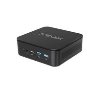 MINIX Mini PC NGC-NR660, AMD Ryzen 5 6600H, DDR5 de 16 GB, SSD PCIe 3.0 de 512 GB, computadora de escritorio compacta Windows 11 Pro, LAN dual de 2.5 G, pantalla triple 4K, USB-C 4.0, WiFi 6E para el