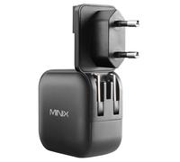 MINIX P1 Cargador de Pared GaN de 65W y 3 Puertos con Sistema de Seguridad de Protección Múltiple