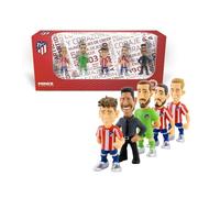 BANDAI MINIX - Pack de 5 Figuras del Atlético de Madrid - Coleccionables de 7 cm para Exhibición, Idea de Regalo para Niños Y Adultos, Fans de Fútbol - MN12770