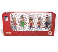 MINIX - Pack de 5 Figuras del Atlético de Madrid - Coleccionables de 7 cm para Exhibición, Idea de Regalo para Niños Y Adultos, Fans de Fútbol - MN12770