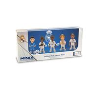 MINIX Real Madrid - Pack de 5 Figuras coleccionables de 7 cm (cortés, Camavinga, Modric, Vinicius, Bellingham)
