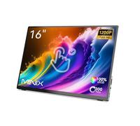 MINIX SF16T Monitor de pantalla táctil portátil de 16 pulgadas 1920x1200 FHD, pantalla portátil IPS 100% sRGB con altavoz dual/HDMI/Tipo-C/Pantalla para PC/Ordenador portátil/Mac/Xbox/PS4/Smartphone