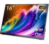 MINIX SF16T - Monitor táctil portátil Full HD 1200P IPS, 100% sRGB, 2 x USB-C