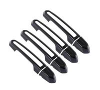 MINJKL Carcasa Maneta Compatible Con Cadillac Para XT4 XT5 XT6 CT4 CT6 ATS XTS 2013-2021 Cubierta De Manija De Puerta Exterior Pegatinas Embellecedores De Manija De Puerta De Automóvil(Black)