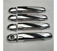 MINJKL Carcasa Maneta Compatible Con Hyundai Para I20 2008-2014 ABS Cromado Manija De Puerta Cubierta Protectora Cubierta Embellecedora Cubierta De Manija De Puerta