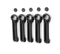 MINJKL Carcasa Maneta Compatible Con Jeep Para Liberty 2008 2009 2010 2011 2012 Negro 4Dr Exterior Manija De Puerta Cubierta De Portón Trasero