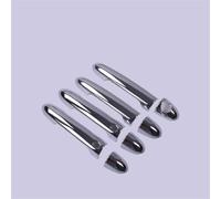 MINJKL Carcasa Maneta Compatible Con Kia Para Rio 5 2012 2013 2014 2015 2016 2017 Pride Chrome Car Door Handle Cover Trim Sticker Accesorios De Estilo De Coche(With smart hole)