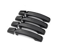 MINJKL Carcasa Maneta Compatible Con Land Para Rover Para Freelander 2 2010 2011 2012 2013 2014 2015 Cubierta De Tirón De Manija De Puerta Exterior De Coche Negro Brillante(No holes)