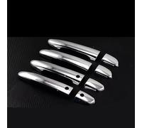 MINJKL Carcasa Maneta Compatible con MAZDA CX5 Fibra de carbono Cubierta de manija de puerta exterior de automóvil Embellecedor adhesivo protector de cuenco de puerta(Silver)