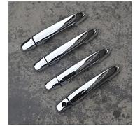 MINJKL Carcasa Maneta Compatible Con Para CRV Para CIVIC 2012 2013 2014 2015 2016 ABS Cubiertas De Manija De Puerta Exterior Cromadas Accesorios De Coche Estilo 8 Uds(Chrome,No holes)