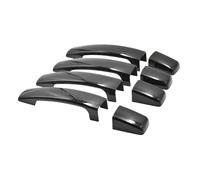 MINJKL Carcasa Maneta Compatible Con Range Para Rover L322 2002 2003 2004 2005 2006 2007 2008 2009 2010 2011 2012 Cubiertas De Manija De Puerta Negro Brillante