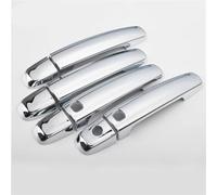 MINJKL Carcasa Maneta Compatible Con Suzuki Para Vitara Para S-CROSS ABS Cromado Manijas De Puerta De Coche Cubierta De Cuenco Embellecedor De Manija De Puerta Accesorios De Coche(Hole)