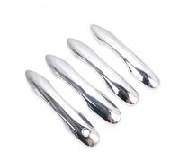 MINJKL Carcasa Maneta Compatible Con Toyota Para Camry 70 2017 2018 2019 2020 2021 2022 2023 Embellecedor De Manija De Puerta De Fibra De Carbono, Accesorios Para Automóvil(Chrome,Without Smart Hole)