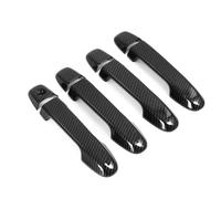 MINJKL Carcasa Maneta Compatible Con Toyota Para Camry XV50 2012 2013 2014 2015 2016 2017 Cubierta De Manija De Puerta De Automóvil Pegatina Embellecedora Accesorios De Estilo(Carbon fiber)
