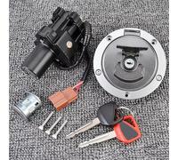 MINJKL Compatible con CBR400 para CBR400R 2017 2018 2019 2020 2021 2022 Bloqueo De Interruptor De Encendido De Motocicleta 17620-MJE-D02 77239-MJW-J02 Interruptor de Encendido