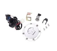 MINJKL Compatible con CBR600 para CBR600RR para F5 2003 2004 2005 2006 Accesorios De Motocicleta Juego De Llaves De Tapa De Tanque De Bloqueo De Interruptor De Encendido Interruptor de Encendido