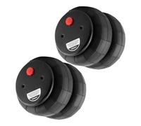 MINJKL Compatible con Dodge para Ram 1500 2500 3500 2 Bolsas De Suspensión Neumática De 2600 LB con Puerto Único De 1/2" NPT. Bolsa de Suspensión Neumática