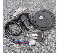 MINJKL Compatible con para KL250 para KLR250 1986 1987 1988 1989 1990 1991 1992-2005 Kit De Bloqueo De Interruptor De Encendido Accesorios De Motocicleta Interruptor de Encendido
