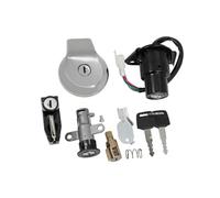 MINJKL Compatible con para XV250 1988-2011 para Ruta 66 1988-1990 para XV125 4RF 1990-2011 Conjunto De Bloqueo De Interruptor De Encendido De La Motocicleta Interruptor de Encendido