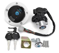 MINJKL Compatible con Suzuki para GSX650F para Katana 650 2008 2009 2010 2011 Tapa De Combustible del Interruptor De Encendido De La Motocicleta con Cerradura con Llave Interruptor de Encendido