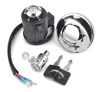 MINJKL Compatible con XL883 para XL883C para Sportster para 883 1999 2000 2001 2002 2003 2004 2005 Bloqueo del Interruptor De Encendido De La Motocicleta Interruptor de Encendido